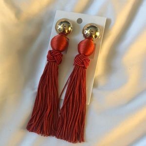 H&M tassel fringe earrings NEW